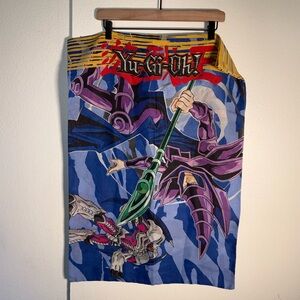 VINTAGE YU-GI-OH! Dark Magician & Dragon Graphic fandom cotton pillow case